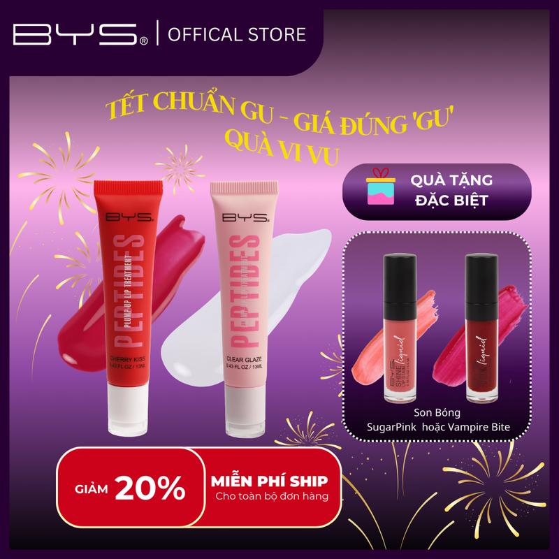 BYS Son hỗ trợ làm đầy môi chống nhăn rãnh môi - BYS peptide plump up lip treatment 13ml