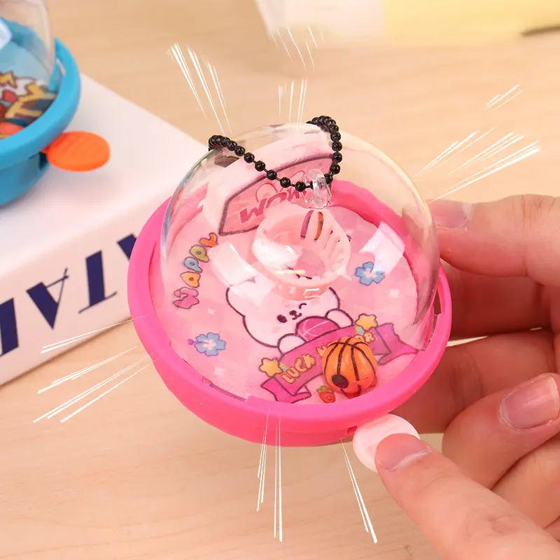 Mặt Dây Chuyền Máy Bóng Rổ, Thiết Kế Máy Phóng Ngón Tay Mini, Mặt Dây Chuyền Đồ Chơi Máy Vòng Sáng Tạo, Quà Tặng, Mặt Dây Chuyền 3