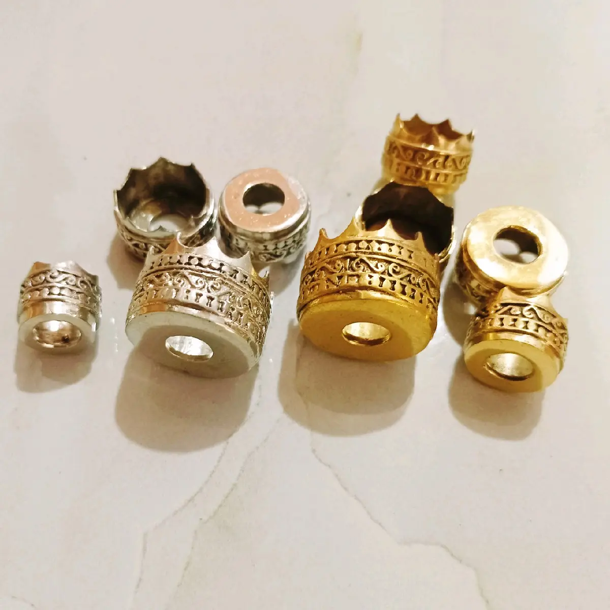 Aksesoris ring once, bahan Alpaka