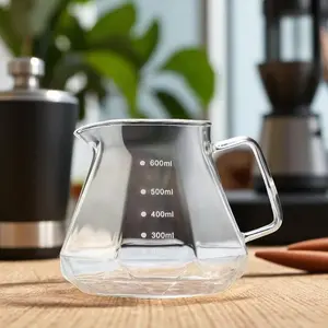 Coffee server kopi borosilicate glass pour over 400ml & 600ml - 600Ml