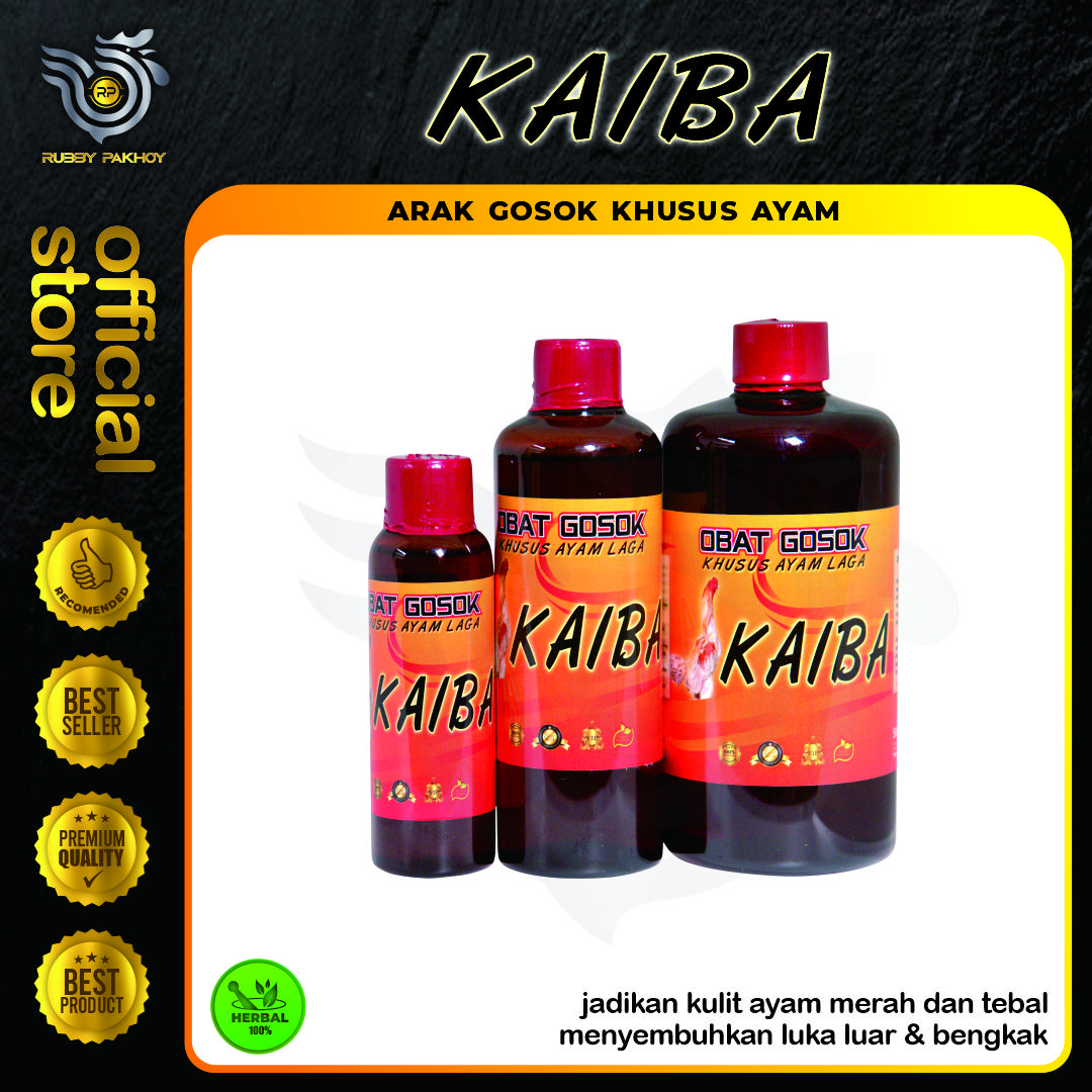Arak Gosok Kaiba Khusus Ayam Laga Memerahkan dan Menebalkan Kulit Ayam