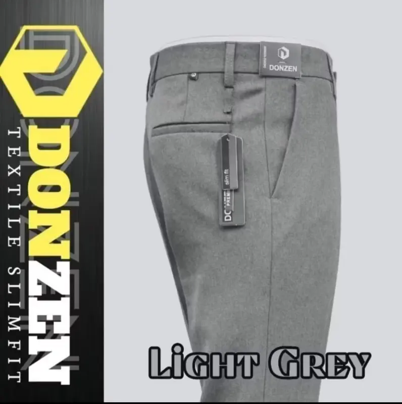 Donzen - Celana Formal Pria Kantor Panjang Kerja Slimfit 0
