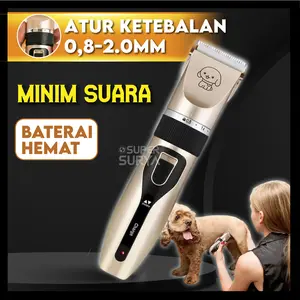 Pencukur Bulu Kucing Anjing Pet Clipper 4IN1 Peralatan Hewan Peliharaan