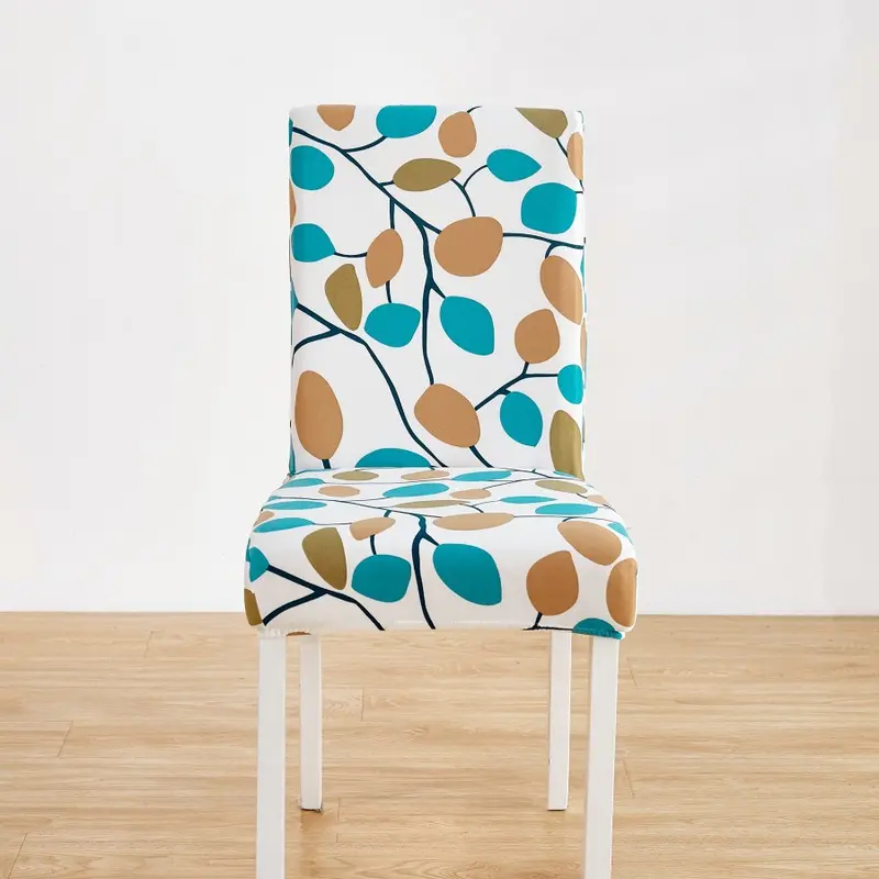 Elastic Chair Cover Shabby / Penutup Sarung Kursi Bangku Elastis Bunga 8