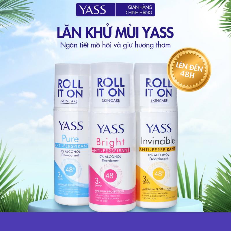 Nước hoa khử mùi YASS giúp bạn luôn tươi mát và thơm suốt đến 48 giờ, mang lại sự tự tin tỏa sáng cả ngày mà không lo về mùi cơ thể