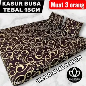 TERBARU!!KASUR BUSA TEBAL 15CM UK.180 x 140 x 15Cm MUAT 3 ORANG Furniture