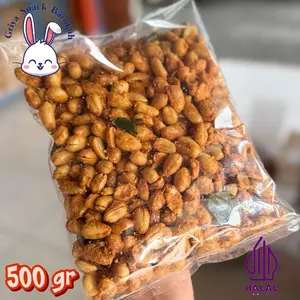 Kacang Bali / kacang thailan Goreng Daun Jeruk 500 Gram - Snack Makanan