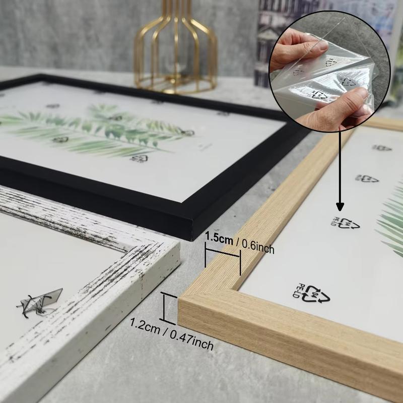 Product Introduction of Khung Ảnh Bằng Gỗ, Để Treo Tường, Có Kích Thước 10X15, 15X20, 20X25cm, Giá Chân Đế Khung Ảnh Bằng Gỗ A4, Thích Hợp Cho Ảnh Và Trang Trí Ảnh, Quà Kỷ Niệm 5