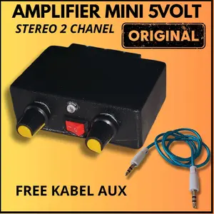 POWER AMPLIFIER MINI,  AMPLI MINI CLASS D, DAYA 5VOLT PAKAI CHARGER HP