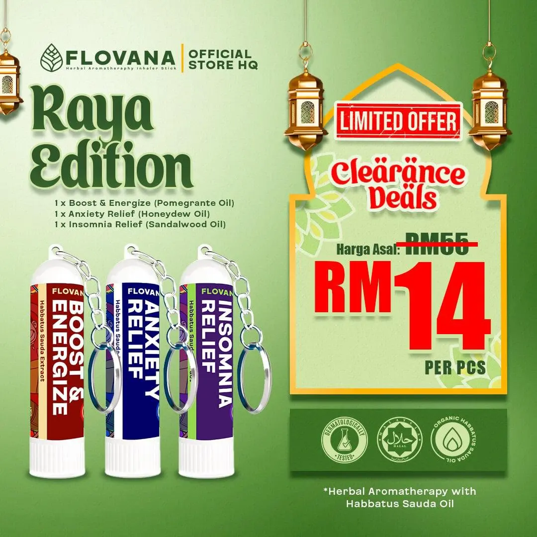 Flovana HQ - Herbal Aromatherapy with Habbatus Sauda Extract
