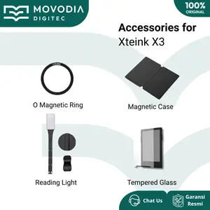 XTEINK Accessories for X3 E-Reader Ebook | Case / Magnetic Ring / Reading Light / Tempered Glass Protector