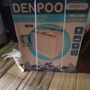 Mesin Cuci 2 Tabung Denpoo DW 828 Papan Penggilas 8KG