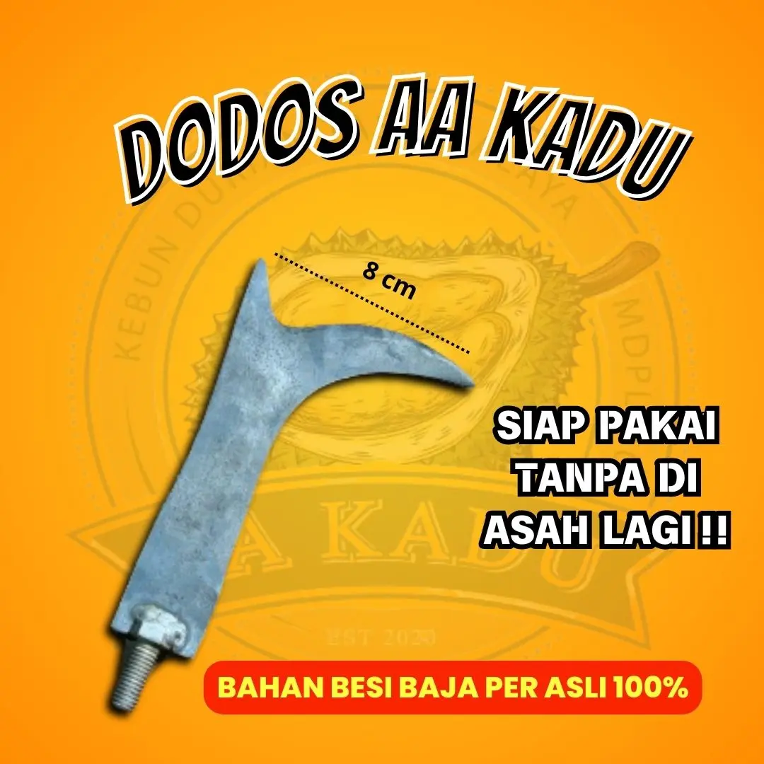 Dodos Aa Kadu (1 mata pisau) Hasil DIY Aa kadu TAJAM TANPA DIASAH LAGI !!
