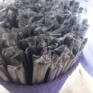 Sedotan Steril Warna Warni 6 mm x 20 cm Isi 500 Pcs Plastik Printing AstroStraw