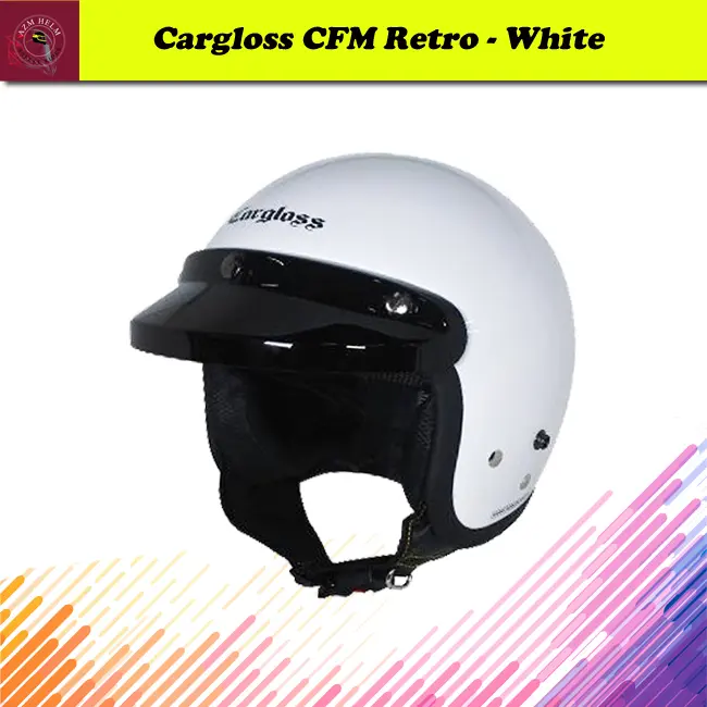 Helm Cargloss Original CFM Retro Original - Tanpa Kaca 2