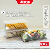 Gambar Silicook Korea No.1 Food Container Deep 1200ml (20x14x6.5 cm) - White dari Silicook Indonesia Kota Administrasi Jakarta Barat 1 Tokopedia