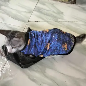 Baju Kucing Lucu Murah Seragam Rompi Parkir Hijau Ukuran XS S M L XL XXL 3XL 4XL