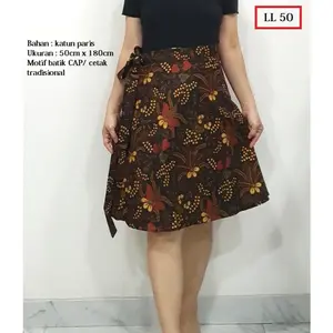 Rok Batik lilit Pendek Wanita