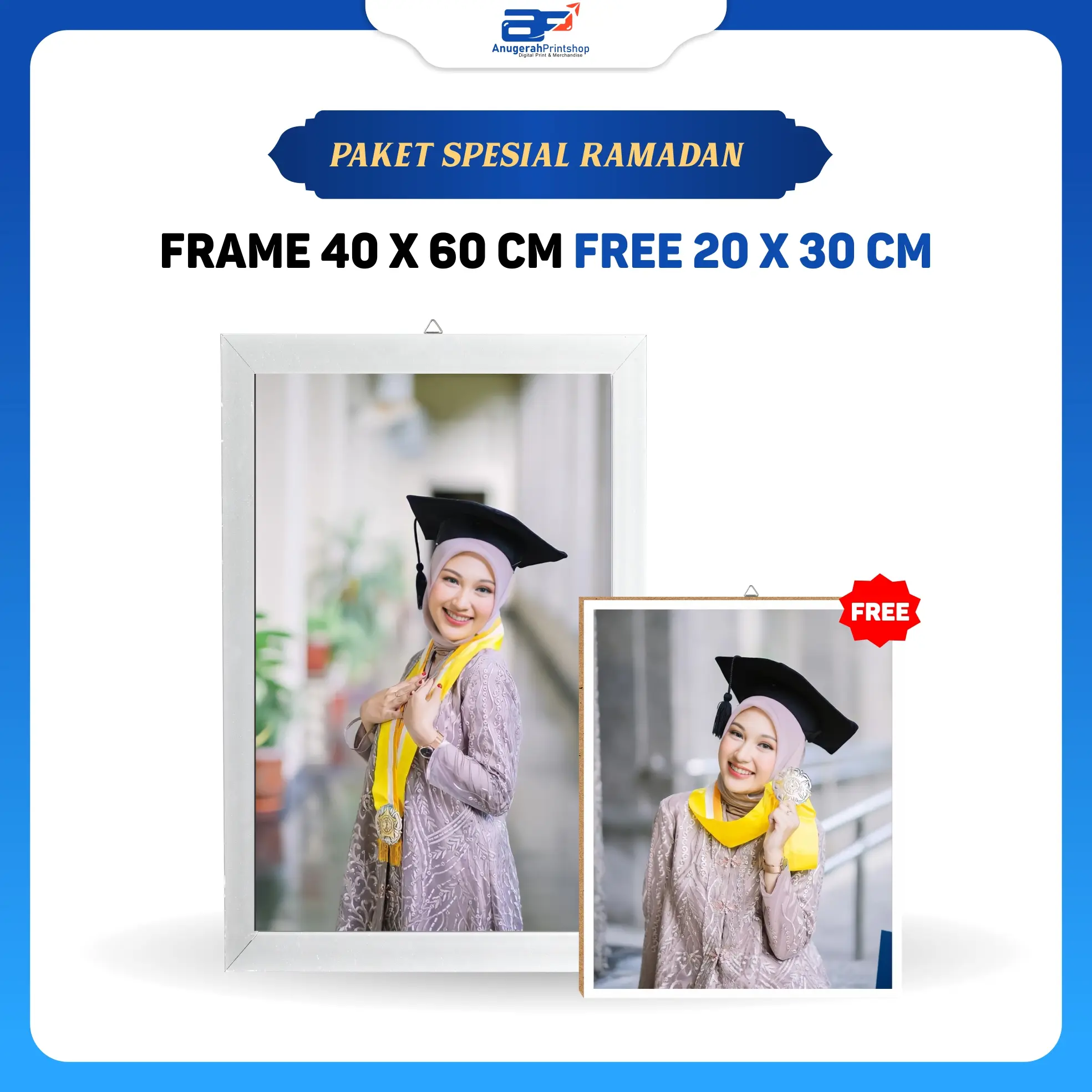 [Bisa COD] Paket Spesial Cetak Foto Frame Minimalis Tanpa Kaca 40x60 cm Gratis Cetak Foto Bingkai MDF 20x30 Cm Foto Bingkai Dekorasi Wedding Dinding Tinggal gantung didinding