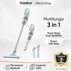 [New] Gaabor Cleva Vacuum Cleaner 3in1 Penyedot Debu 18000Pa low watt 400W multifungsi HEPA Filter Kabel Panjang 4.5M