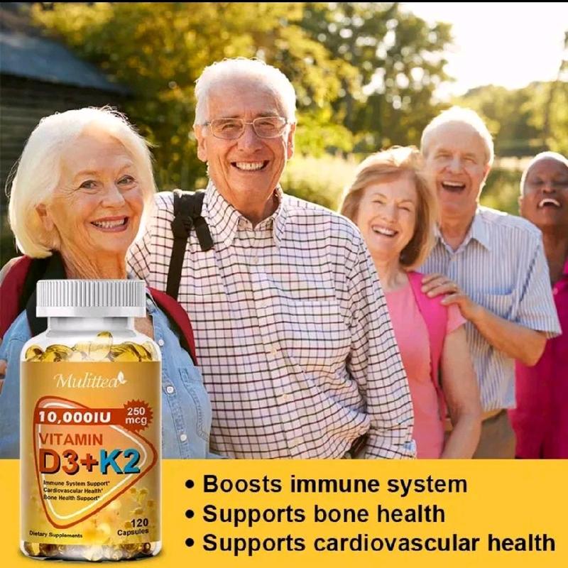 Suplemen Multitea Vitamin D3 K2 10000IU Asli Untuk Tulang dan Sendi 5