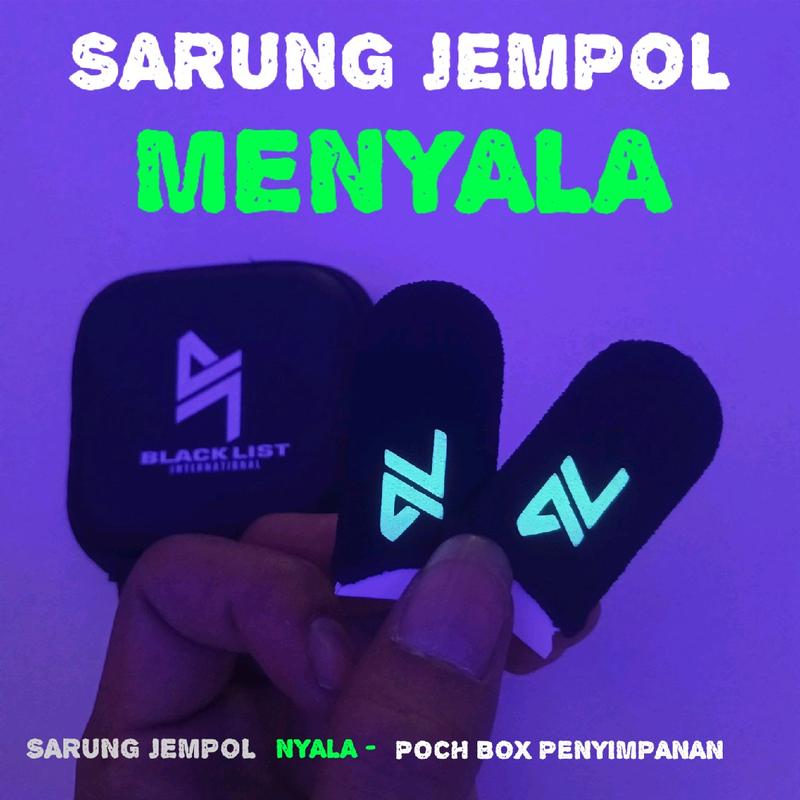 Sarung Jempol Gaming Menyala dan Poch Box Penyimpanan - Aksesoris Gaming - Accessories Game sarungjempol premium Joystick finger trigger 0