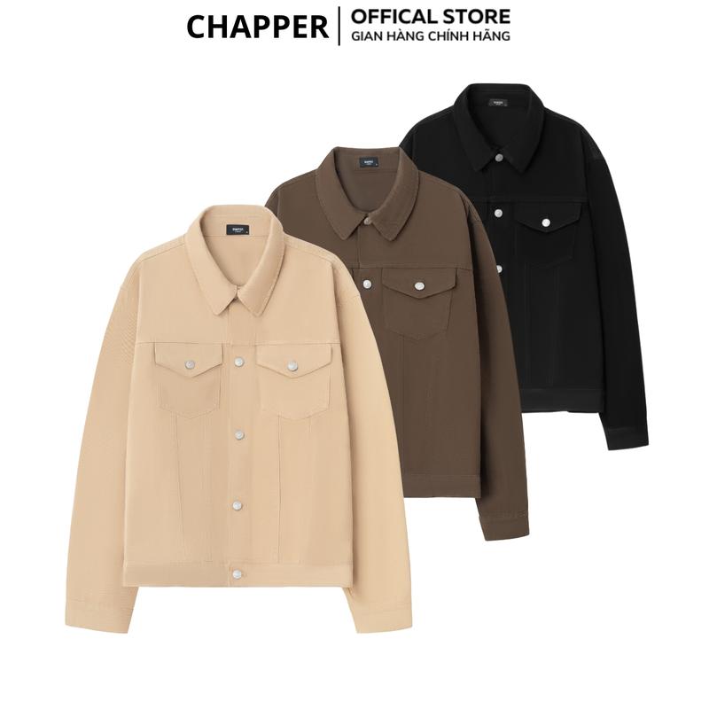 MỞ BÁN Áo khoác kaki nam CHAPPER phong cách cổ điển chất kaki giả bò cao cấp - AKKCP001