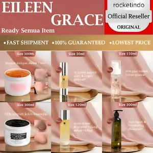 EILEEN GRACE Moisturize Brightening Rose Deep Cleansing Exfoliating Black Jelly Mask - Masker Wajah
