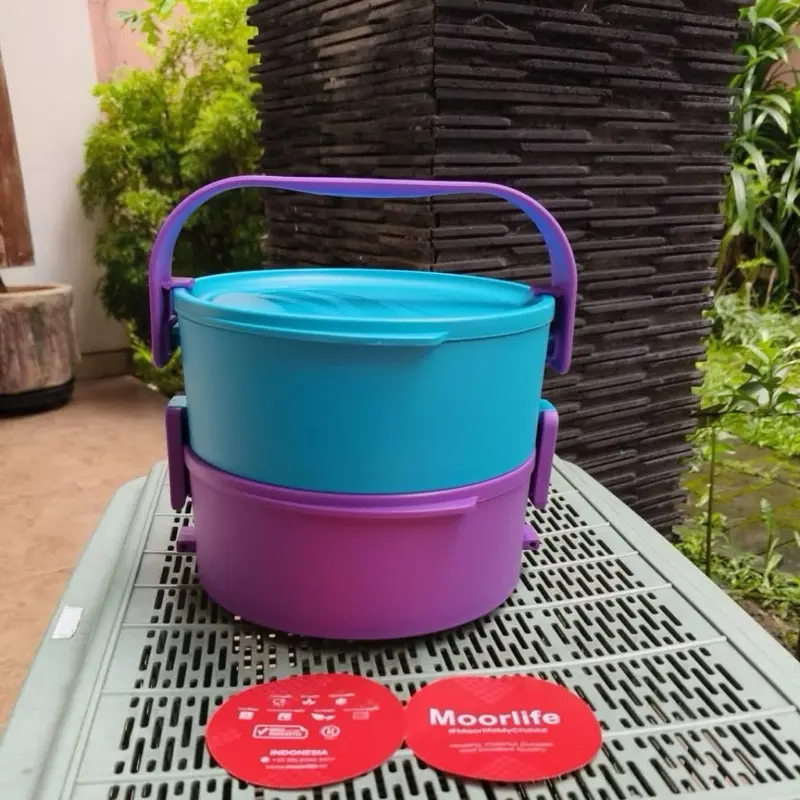 Lite Levia Round Moorlife rantang susun 2 1