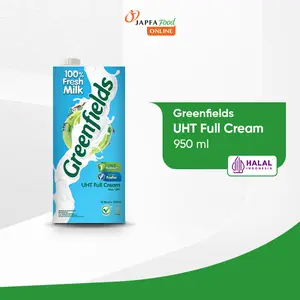 Greenfields Susu UHT Full Cream 950ml  - 100% Fresh Milk dari Greenfields Farm