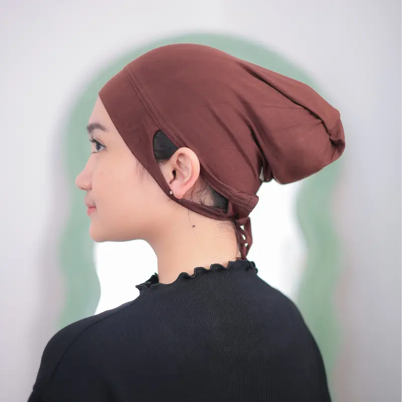 Tiebymin - Innas Ciput Bolong dalaman hijab anti geser kaos premium inner sekolah 1