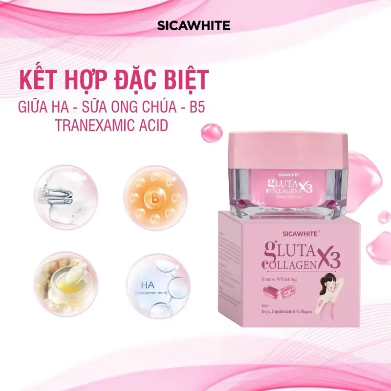 [H65] - Kem Hỗ Trợ Giảm Thâm GLUTA COLLAGEN X3 - Kem Cải Thiện Sắc Tố Da Những Vùng Như Nách, Đầu Gối, Khuỷ Tay (10gr) 4
