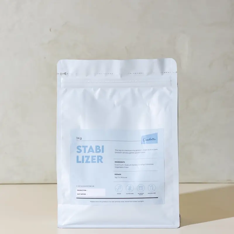 CREDOTTI Stabilizer Gelato Emulsifier Ice Cream Base Powder 100 / Bubuk Penstabil Es Krim (1kg) 2
