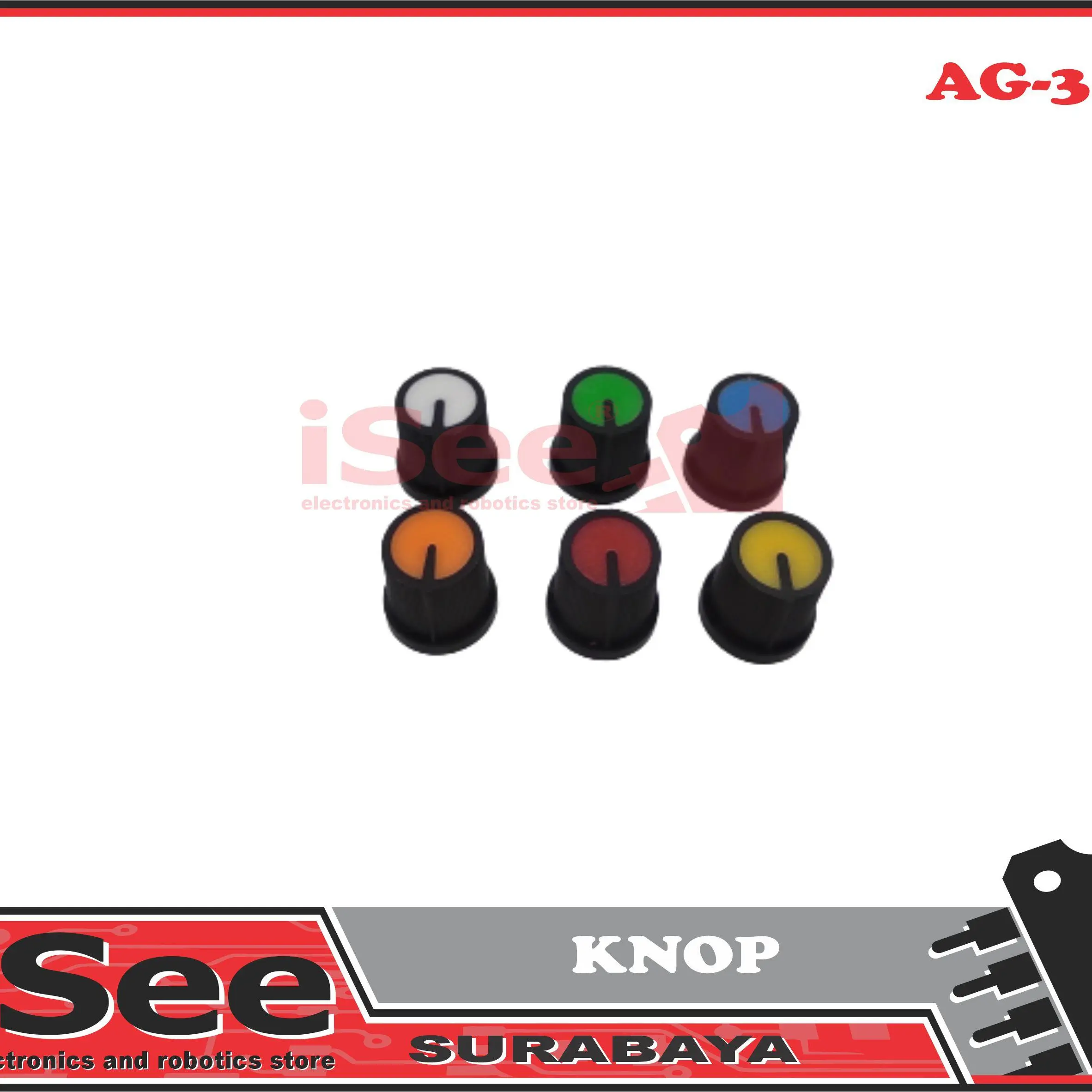 Knop potensio WH148 AG3 potensiometer knob tutup potentiometer warna