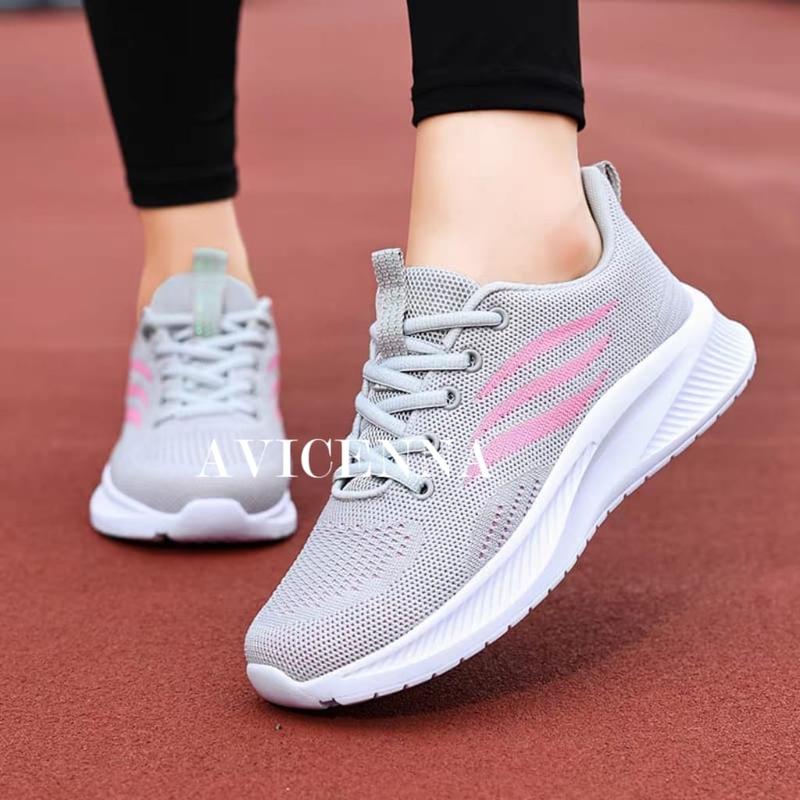 PROMO BISA COD - SEPATU JALAN WANITA CEWEK CEWE SNEAKERS KETS KASUAL KEREN KECE TERMURAH Canvas Casual 5