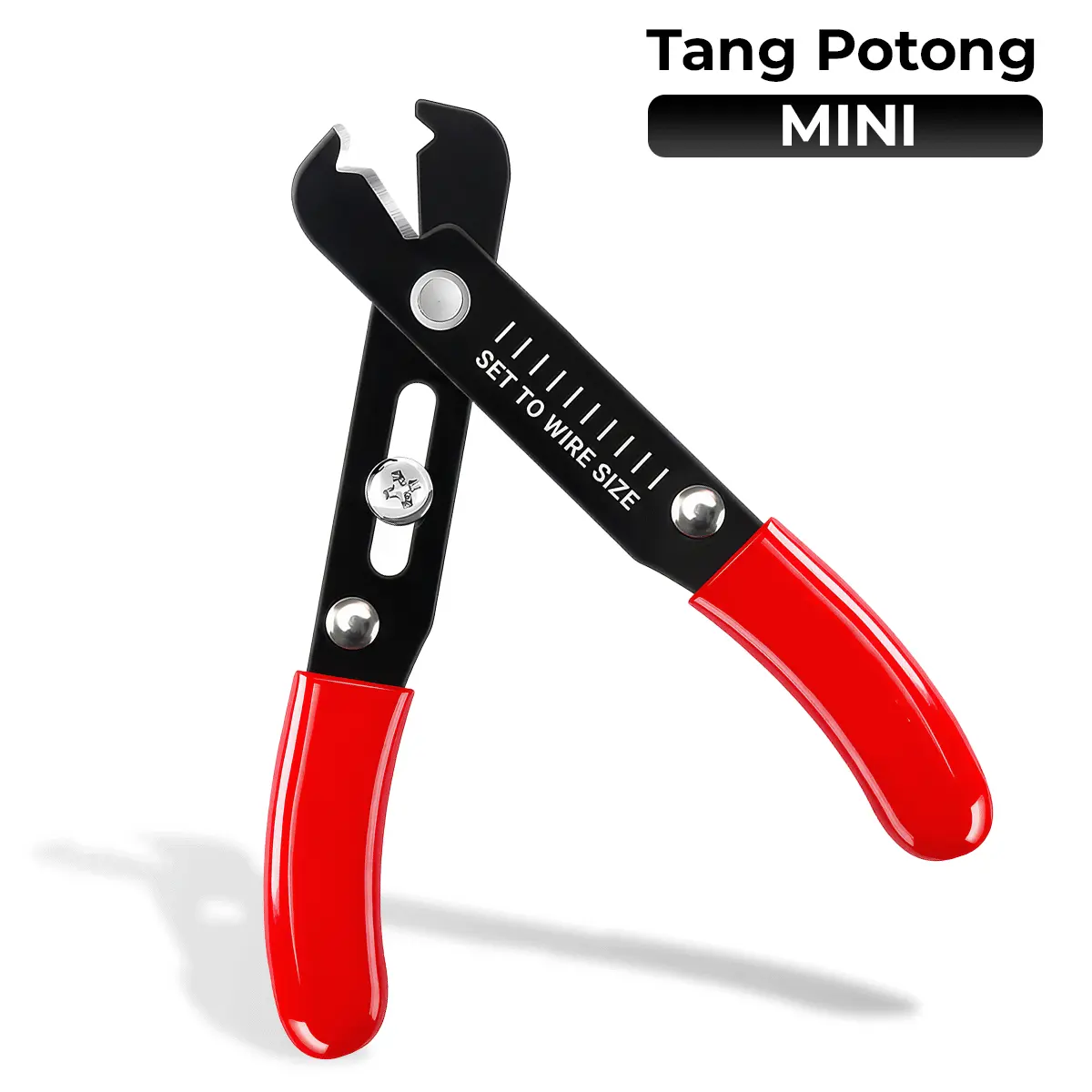 ALLEFIX Tang Potong Kupas Kabel Mini dengan Pegangan Antiselip - 6823