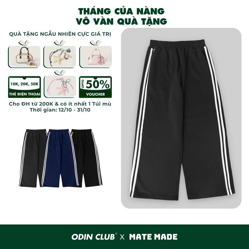 Quần nỉ Minor ODIN CLUB, Quần dài nam nữ unisex chất liệu nỉ bông