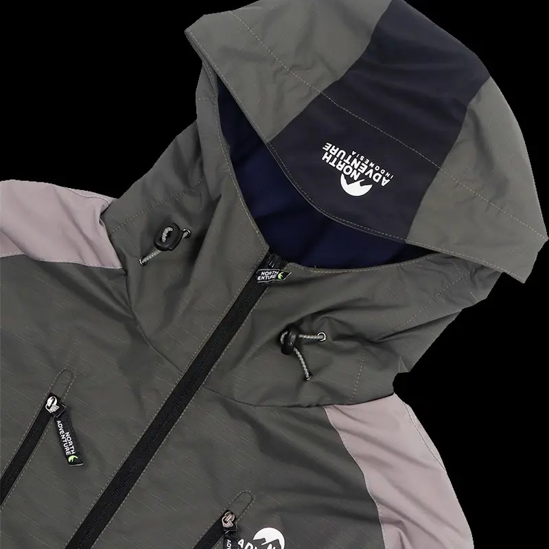Jaket windbreaker tahan angin Windproof Auckland north adevnture Unisex Outdoor Waterproof Casual Outer Parasut Zipper Kerja Merah Nyaman Keren Motor Parka Distro Motif Semi Semi gus jaket  almamater 5
