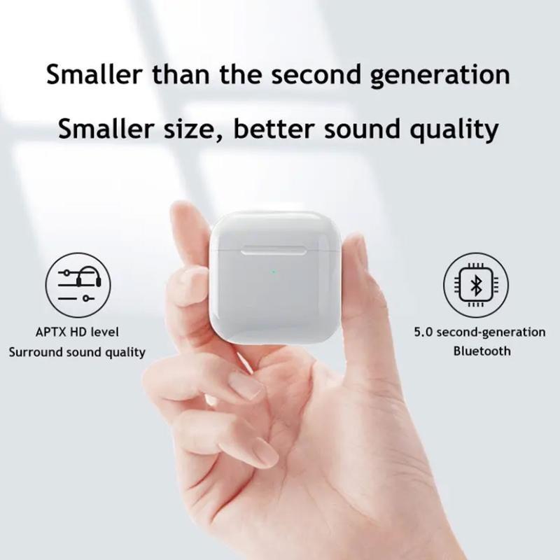 Product Introduction of Tai nghe Bluetooth không dây, Saury Pro 4, với HỘP MIỄN PHÍ, Mic tích hợp, Tai nghe nhét tai nghe, Tương thích với iPhone và Android, Tai nghe Bluetooth TWS 20