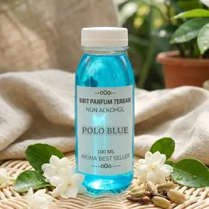 BIBIT PARFUM POLO BLUE 100ml Non Alkohol, Bisa Untuk Racik Parfum