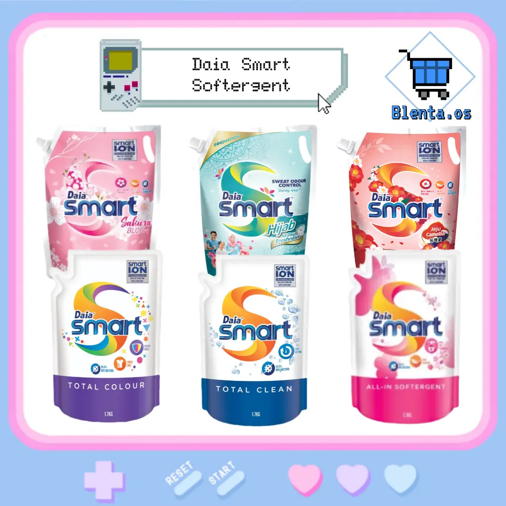 Daia Smart Concentrated Liquid Detergent Refill (1.5KG-1.7kg) SG READY STOCK