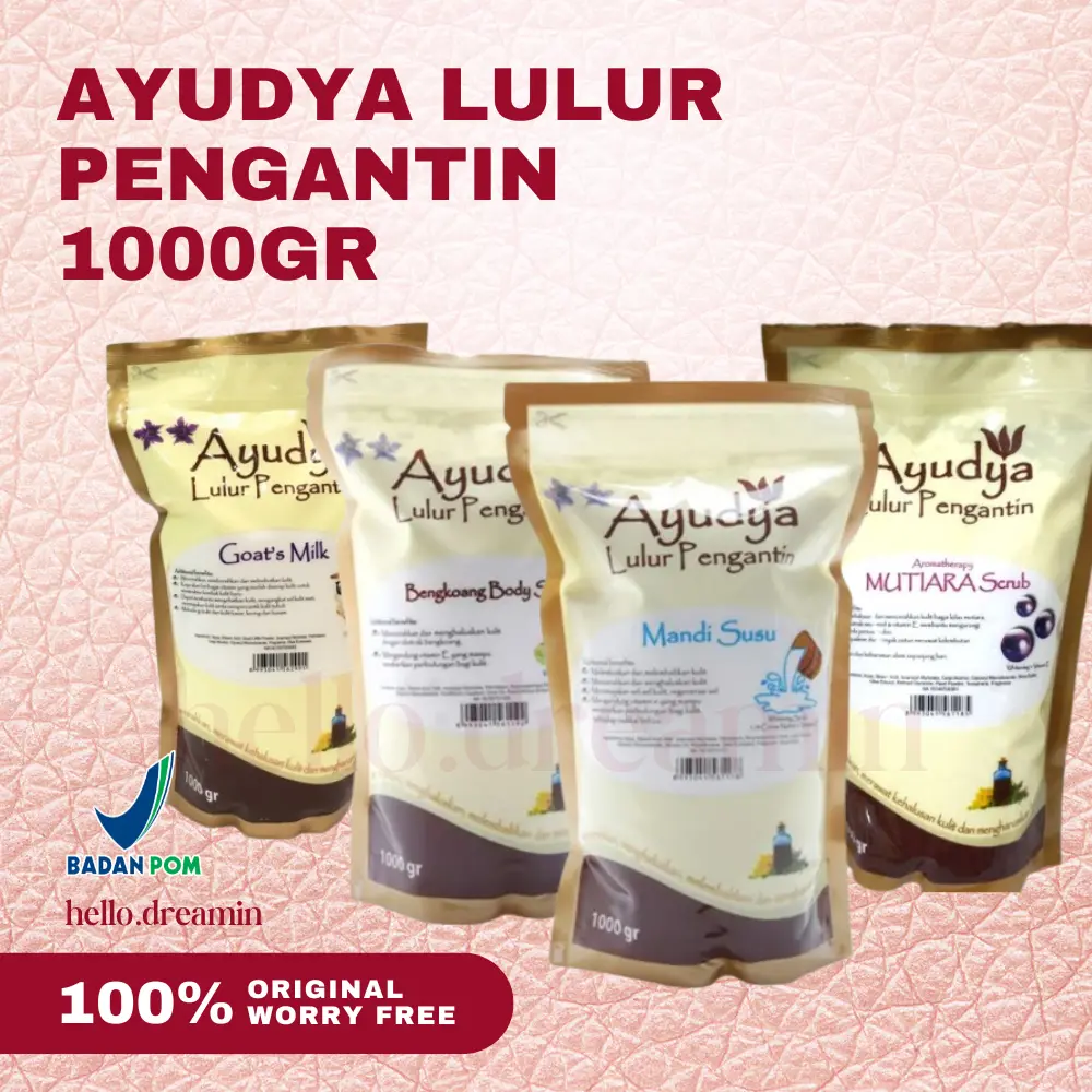 AYUDYA LULUR PENGANTIN 1000GR - LULUR PENGANTIN AYUDYA 1KG