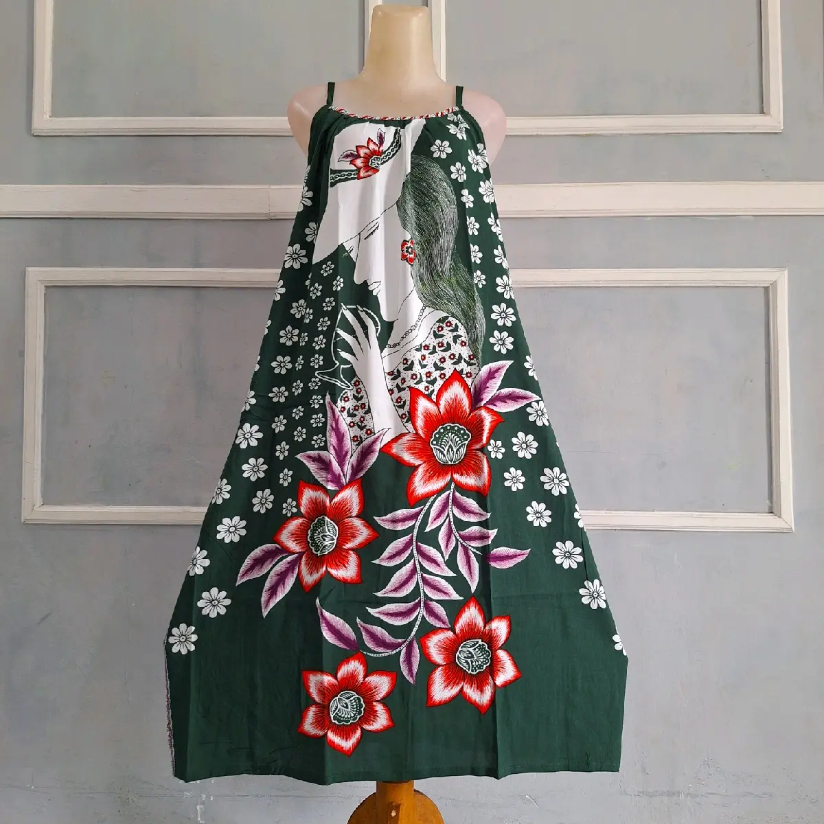 Daster Yukensi Merk Bunga siantan ( baju tidur ) bahan Rayon