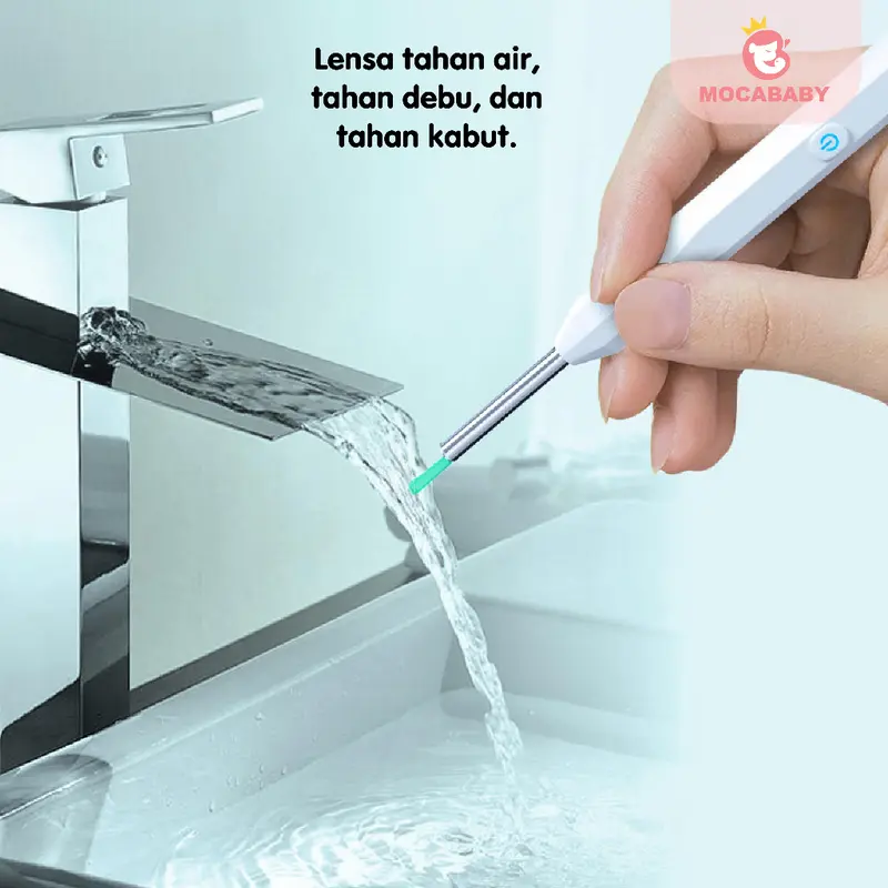 Mocababy Pembersih Telinga Mocababy dengan LED dan Kamera Pembersih Telinga untuk Bayi dan Anak-anak Kuping Korek Ear Removal Kotoran 6