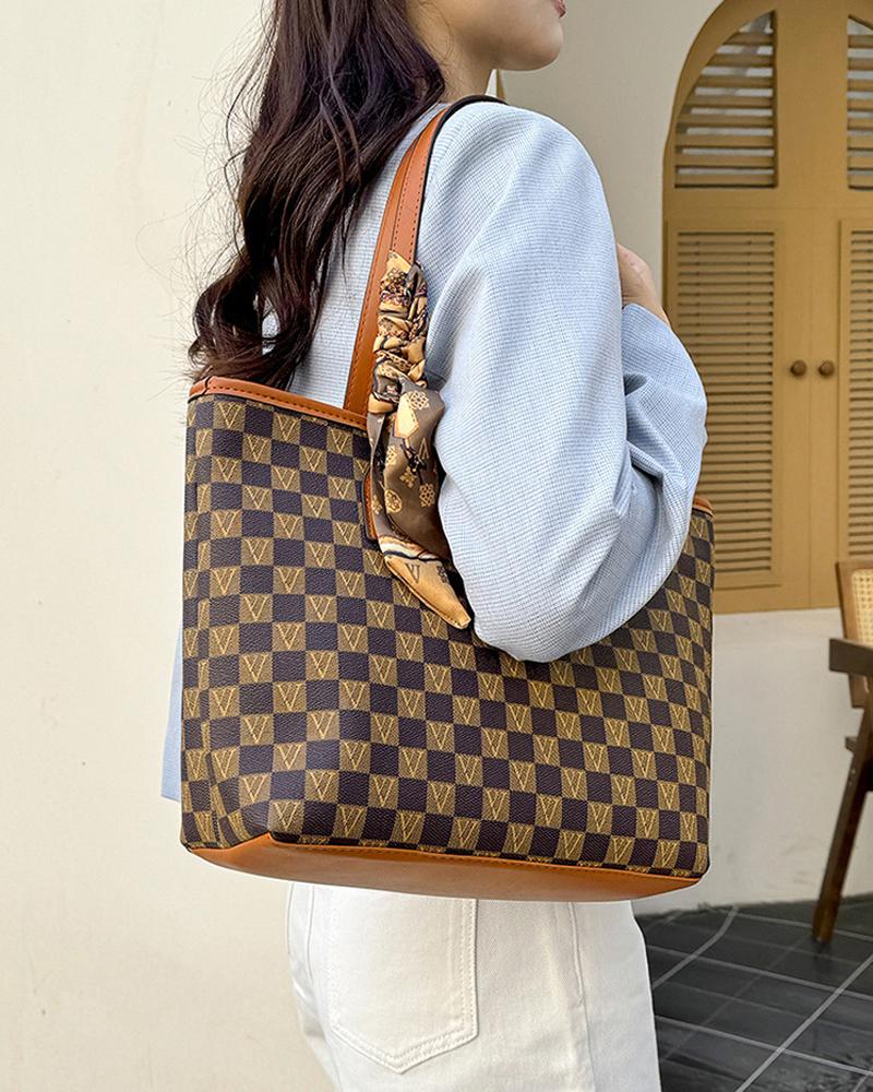 Product Introduction of SanML Handbag, New Fashion Printed Large Capacity Tote Bag Best Selling Classic Style 6