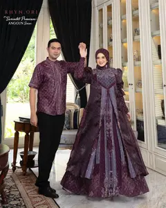 SETELAN PAKAIAN ANGGUN RAYA SERIES RHYN.ORI SISTER BRAND ELDEENA MUSLIM COUPLE