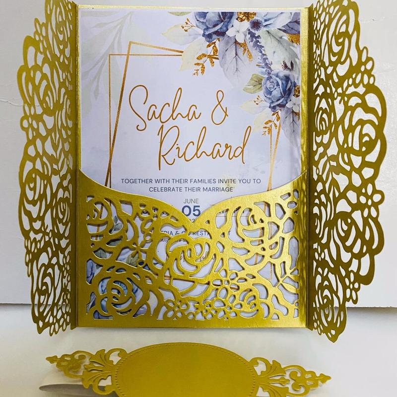 5x7inch (fits 5R inserts) Pearl Gatefold Design DieCut Cover - TikTok ...