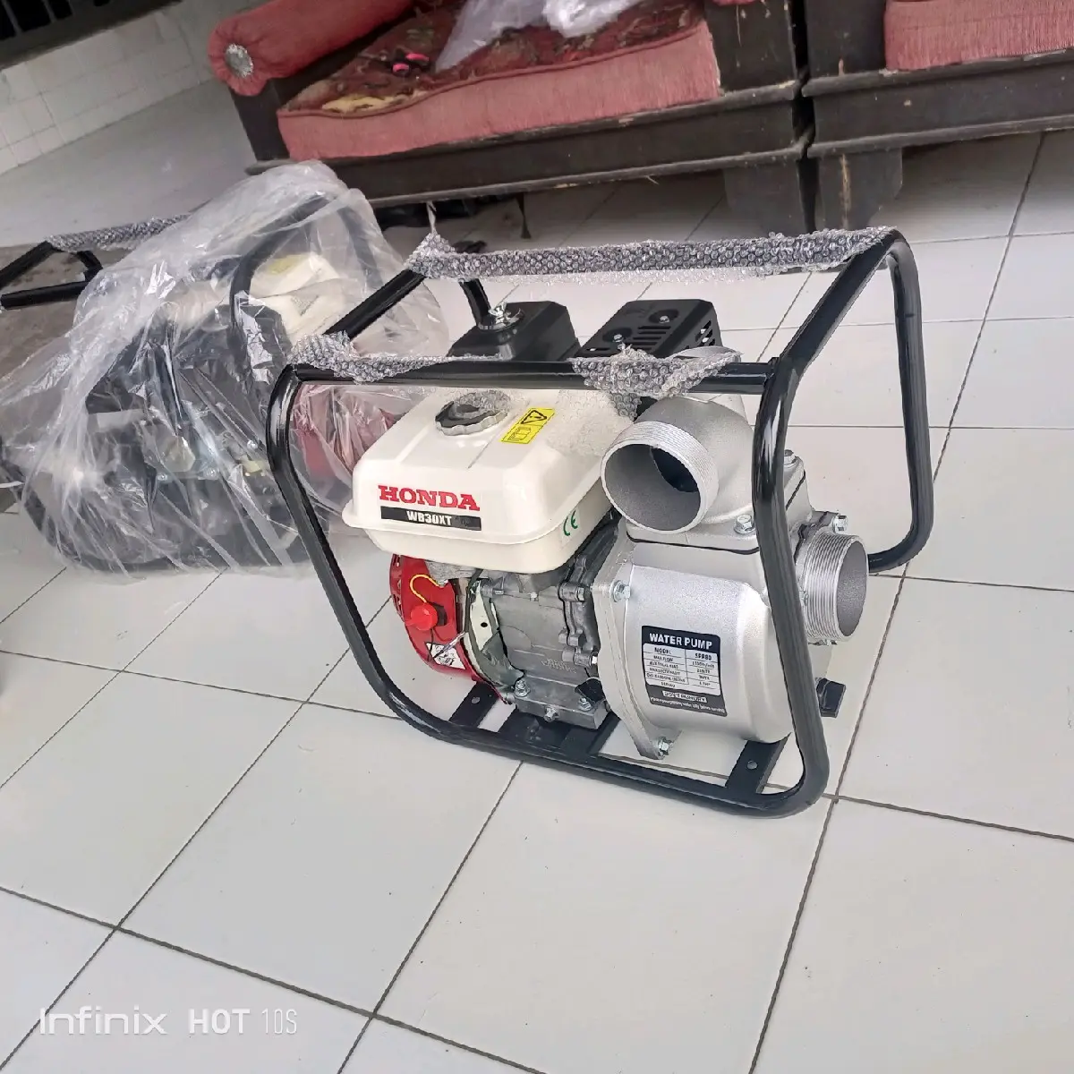 mesin pompa air irigasi alkon 3" honda GX200, 6,5 hp, Made in Thailand, bonus selang buang