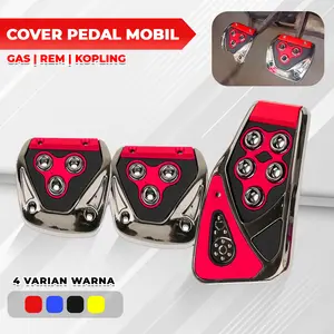 Cover Pedal Mobil Anti Slip Gas Rem Kopling Universal Mobil Manual Set Injak Kaki Berkualitas Pedal Mobil Manual