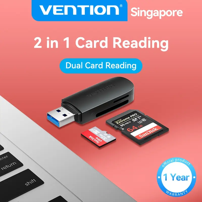 Vention Card Reader USB 3.0 Type C 512GB Fast Transmission 2 - TikTok ...